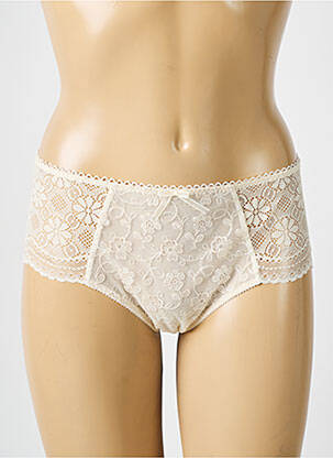 Shorty effet matière satinée beige EMPREINTE femme