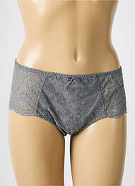 Shorty effet matière satinée gris EMPREINTE femme