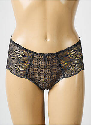 Shorty effet matière satinée bleu EMPREINTE femme