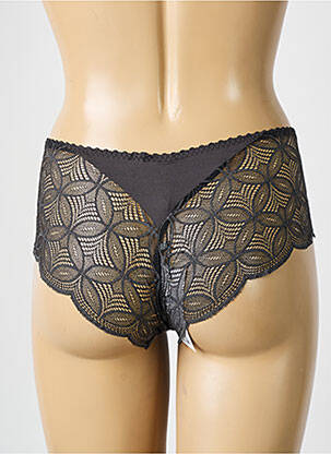 Shorty effet matière satinée bleu EMPREINTE femme