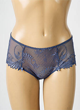 Shorty stretch bleu EMPREINTE femme