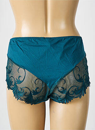 Shorty tissage satiné vert EMPREINTE femme