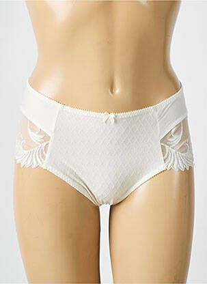Shorty effet matière satinée beige EMPREINTE femme