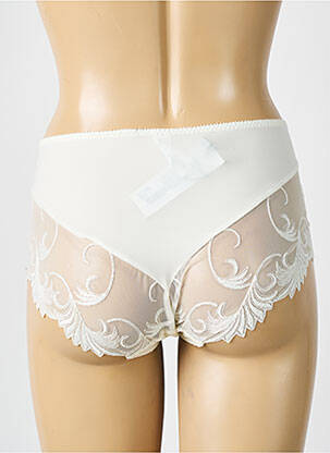 Shorty effet matière satinée beige EMPREINTE femme