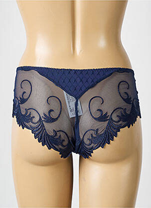 Shorty tissage satiné bleu EMPREINTE femme