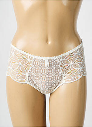 Shorty stretch blanc EMPREINTE femme