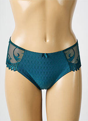 Culotte effet matière satinée vert EMPREINTE femme