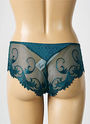 Culotte effet matière satinée vert EMPREINTE femme