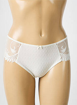 Culotte effet matière satinée beige EMPREINTE femme