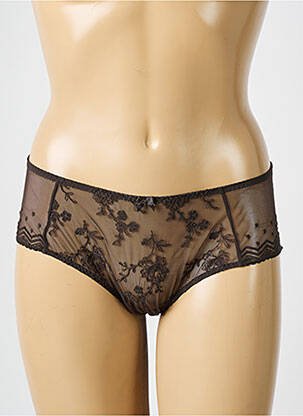 Shorty stretch marron EMPREINTE femme