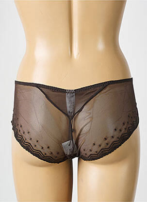 Shorty stretch marron EMPREINTE femme