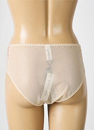 Culotte tissage satiné chair EMPREINTE femme