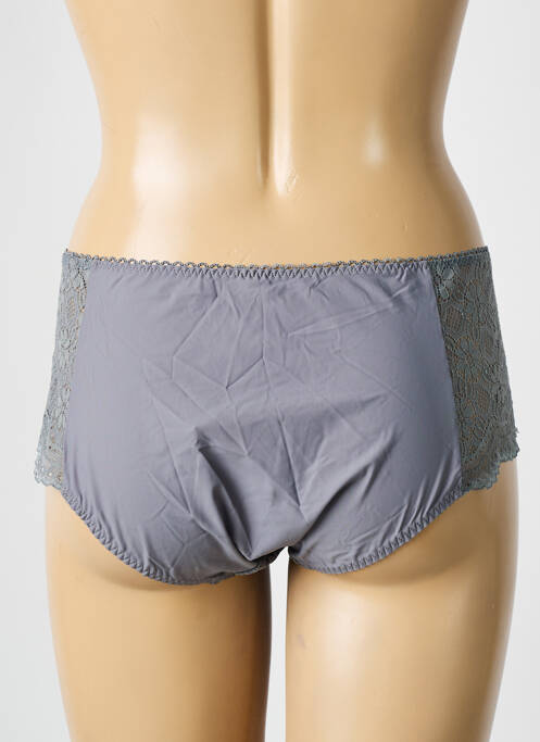 Shorty effet matière satinée gris EMPREINTE femme