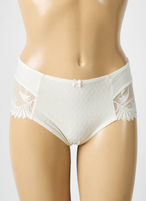 Shorty effet matière satinée beige EMPREINTE femme