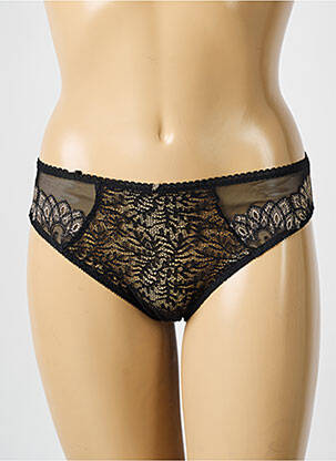 Culotte tissage dentelle noir EMPREINTE femme