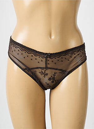 Culotte légère et transparente marron EMPREINTE femme