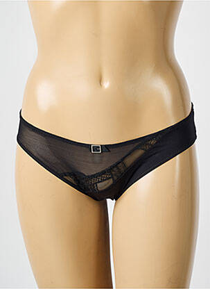 Culotte légère et transparente noir EMPREINTE femme