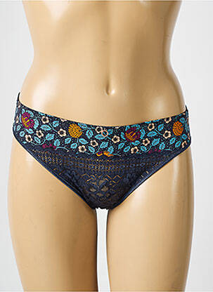 Culotte stretch bleu EMPREINTE femme