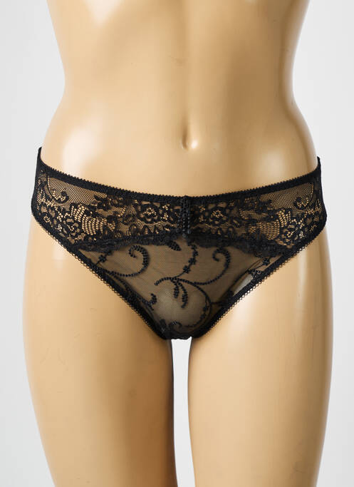 Culotte légère et transparente noir EMPREINTE femme
