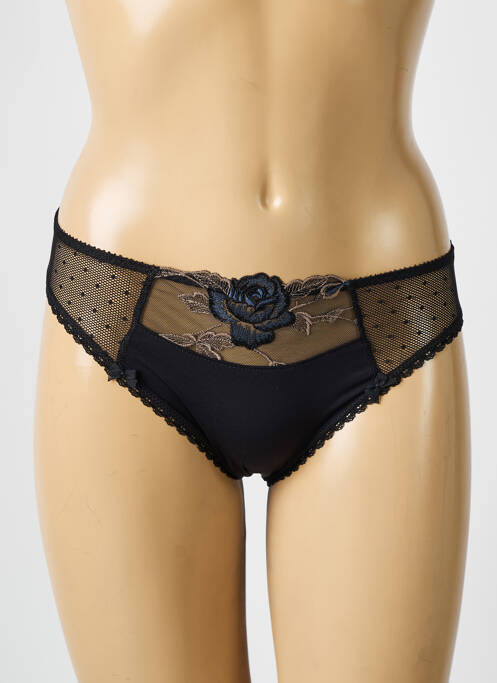Culotte légère et transparente noir EMPREINTE femme