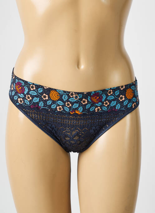 Culotte stretch bleu EMPREINTE femme