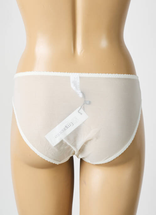 Culotte stretch blanc EMPREINTE femme
