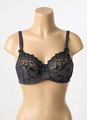 Soutien-gorge légère et transparente haut soutien-gorge emboitant gris EMPREINTE femme