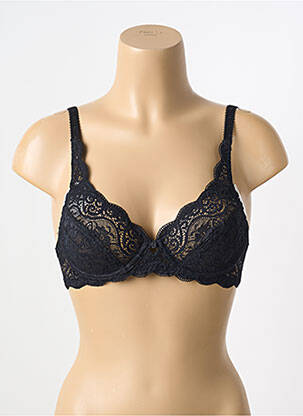 Soutien-gorge effet matière satinée haut soutien-gorge emboitant noir TRIUMPH femme