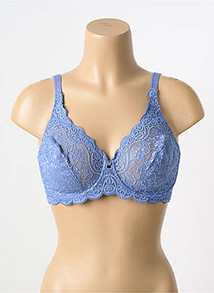 Soutien-gorge légère et transparente haut soutien-gorge emboitant bleu TRIUMPH femme