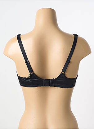 Soutien-gorge effet matière satinée haut soutien-gorge balconnet noir EMPREINTE femme