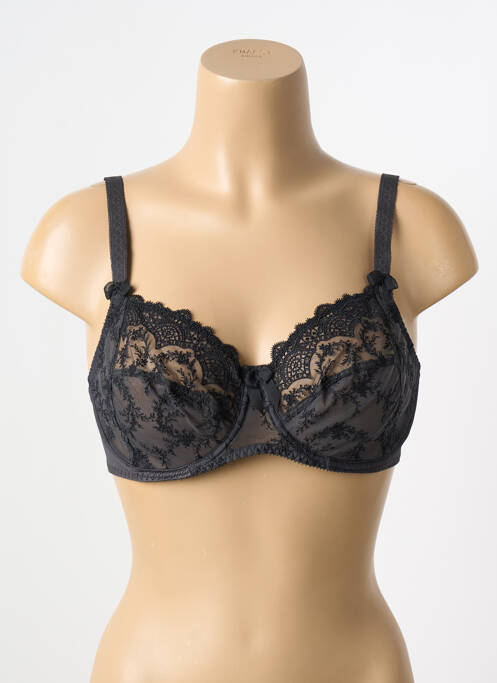 Soutien-gorge légère et transparente haut soutien-gorge emboitant gris EMPREINTE femme