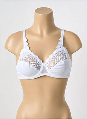 Soutien-gorge légère et transparente haut soutien-gorge emboitant blanc TRIUMPH femme