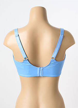Soutien-gorge légère et transparente haut soutien-gorge emboitant bleu EMPREINTE femme