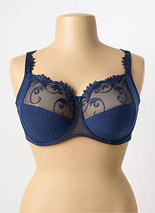 Soutien-gorge bleu EMPREINTE pour femme