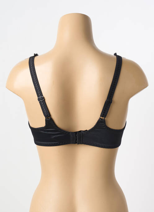 Soutien-gorge effet matière satinée haut soutien-gorge balconnet noir EMPREINTE femme