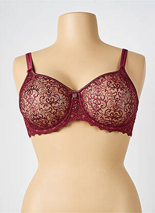 Soutien-gorge légère et transparente haut soutien-gorge emboitant violet EMPREINTE femme