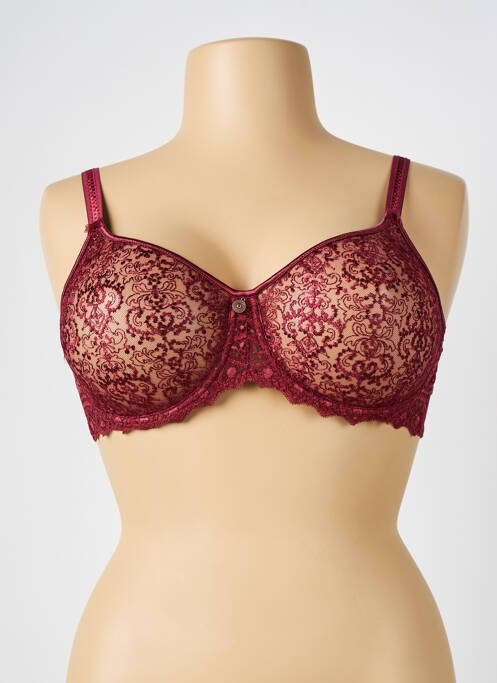 Soutien-gorge légère et transparente haut soutien-gorge emboitant violet EMPREINTE femme