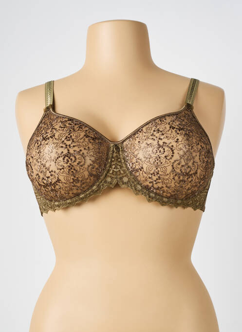 Soutien-gorge vert EMPREINTE pour femme