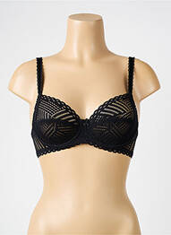 Soutien-gorge légère et transparente haut soutien-gorge emboitant noir ANTIGEL femme
