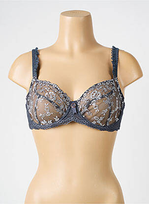 Soutien-gorge bretelle multi position haut soutien-gorge emboitant gris EMPREINTE femme