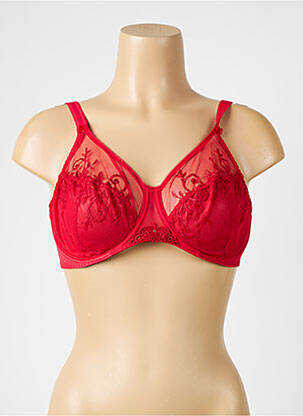 Soutien-gorge bretelle multi position haut soutien-gorge emboitant rouge EMPREINTE femme