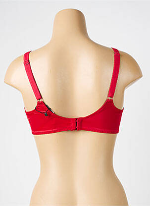Soutien-gorge bretelle multi position haut soutien-gorge emboitant rouge EMPREINTE femme