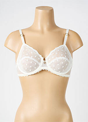 Soutien-gorge légère et transparente haut soutien-gorge emboitant beige ANTIGEL femme