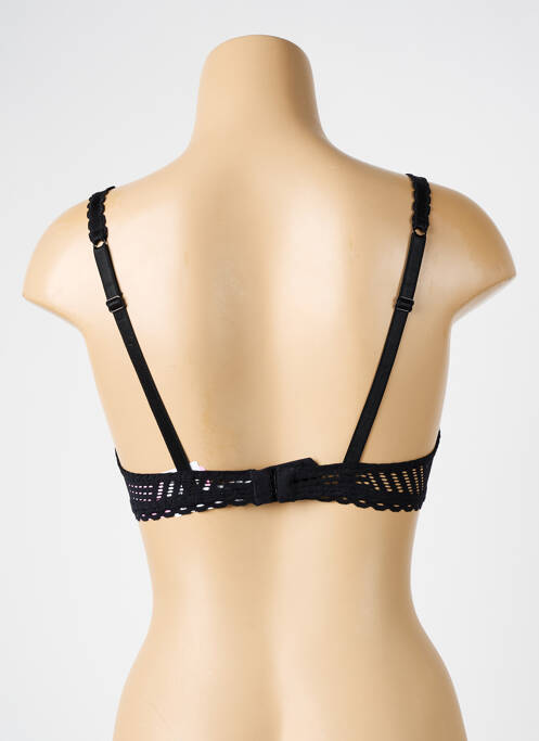 Soutien-gorge légère et transparente haut soutien-gorge emboitant noir ANTIGEL femme