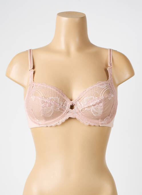 Soutien-gorge légère et transparente haut soutien-gorge emboitant rose TRIUMPH femme