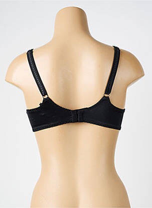 Soutien-gorge effet matière satinée haut soutien-gorge emboitant noir EMPREINTE femme