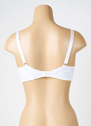 Soutien-gorge effet matière satinée haut soutien-gorge emboitant blanc ANTIGEL femme