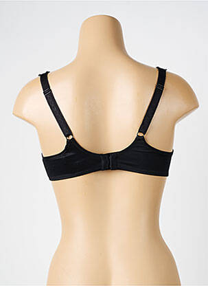 Soutien-gorge effet matière satinée haut soutien-gorge emboitant noir EMPREINTE femme