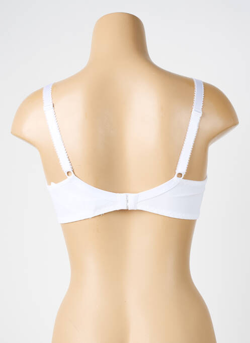 Soutien-gorge effet matière satinée haut soutien-gorge emboitant blanc ANTIGEL femme