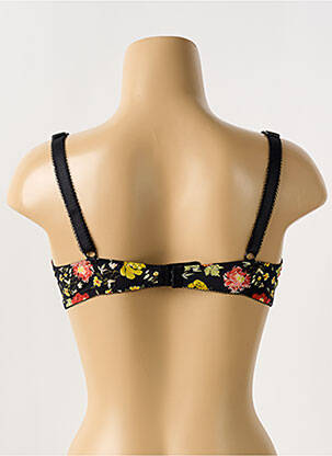 Soutien-gorge effet matière satinée haut soutien-gorge moulé noir ANTIGEL femme